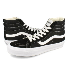 15時迄のご注文で即日発送可 VANS SK8-HI REISSUE 38 バンズ スケートハイ リイシュー 38 メンズ レディース スニーカー ハイカット LX BLACK/WHITE ブラック VN000CR0BA2