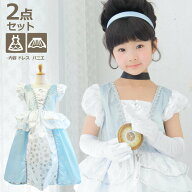 プリンセスドレス パニエ付き2点セット 新ブループリンセス 【ハロウィン 衣装 子供 コスプレ 仮装 子供 …
