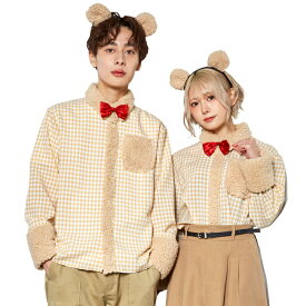 ファングルテディベアシャツ899600 【 最強翌日配送 】 【ユニセックス メンズ レディース ジュニア ハロウィン コスチューム かわいい 写真撮影 お遊戯会 舞台 衣装 仮装 パーティー プレゼント コスプレ 】