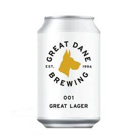 Great Dane Brewing 001 Great Lager 5.0%/350ml 缶 [163471]