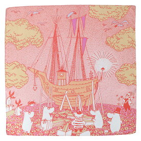 メール便送料無料 ムーミン ハンカチ MOOMIN TRIBUTE WORKS 【 大判 はんかち 日本製 タオル 綿 50×50 正方形 レディース 子供 メンズ ユニセックス キッズ キャラクター ランチクロス 鈴木マサル おしゃれ 北欧 布 プチギフト ポイント5倍】クリスマス