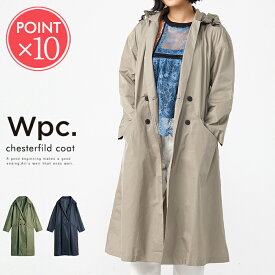 メール便送料無料 Wpc. チェスター レインコート【w.p.c 雨具 かっぱ カッパ 梅雨 母の日 お洒落 おしゃれ レイングッズ 便利 袋 持ち運び コンパクト チェスターコート フィールドコート ポイント10倍 】母の日