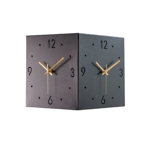 掛け時計 壁時計 リビングLED掛け時計 自動感応夜光 ルミナスデジタル デジタルコーナー掛け時計静音 コーナーサイレントクォーツ壁掛け時計 モダンなリビングル