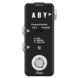 Rowin ABY BOXギターペダルA/B/Yスイッチケース LINE SELECTOR for Electric Guitar BASS True Bypass LEF-330