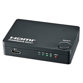 OHM 3ポート HDMIセレクター 黒 AV-S03S-K 05-0576 オーム電機