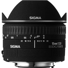 SIGMA 単焦点魚眼レンズ 15mm F2.8 EX DG DIAGONAL FISHEYE キヤノン用 対角線魚眼 フルサイズ対応 476403