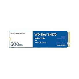 Western Digital(ウエスタンデジタル) 500GB WD Blue SN570 NVMe 内蔵ソリッドステートドライブSSD - Gen3 x4 PCIe 8Gb/秒 M.2 2280 最大3,500MB/秒 - WDS500G3B0C