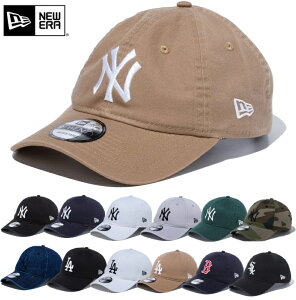 【サイズ交換送料無料】ニューエラ New Era ベースボールキャップ キャップ 帽子 9TWENTY クロスストラップ ウォッシュドコットン アジャスターベルト NY LA MLB 正規品 9TWENTY01