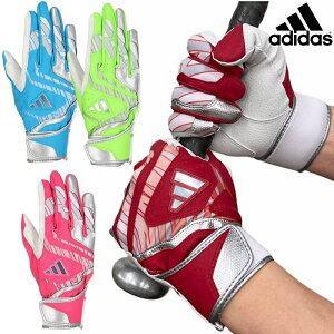 2025年新モデル アディダス 野球 バッティンググローブ 手袋 MID バッティング手袋 両手用 LBG504