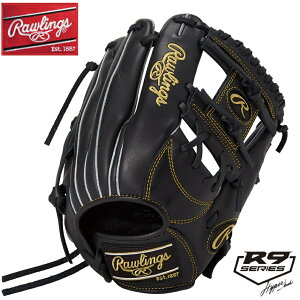 140〜155cm(4〜6年生向け) ローリングス 野球 子供用 少年軟式 グラブ グローブ ジュニア ハイパーテック HYPER TECH R9 SERIES オールラウンド用 サイズL 右投用 GJ5FR9N6L-B