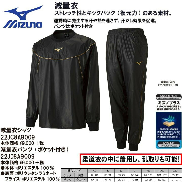 楽天市場】22%OFF【あす楽対応】ミズノ 柔道 減量衣上下セット (パンツ