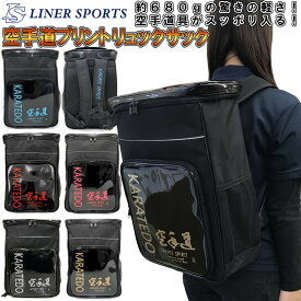 空手道 リュックサック 1年保証 リュック バックパック デイパック バッグ ライナースポーツオリジナル LSBAG001-KT