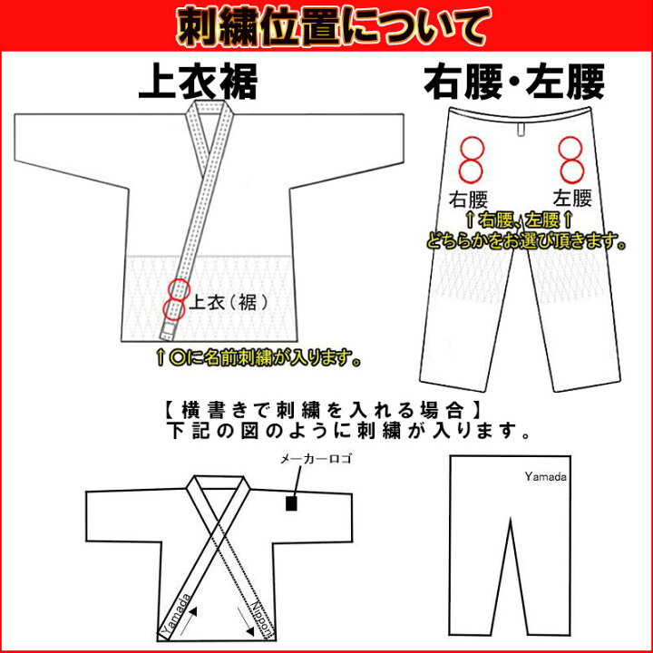 楽天市場 上 2文字 下 2文字 名前刺繍付き 体育の授業におすすめ 授業用 柔道着 上下白帯セット ジュニアから大人サイズまであり Si J270 Lsj ライナースポーツ