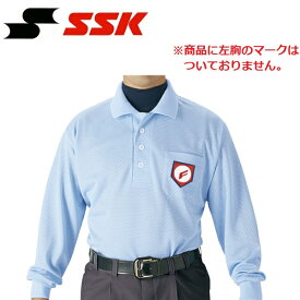 SSK 野球 審判用長袖ポロシャツ UPW028