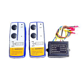 ワイヤレス リモコン 汎用 遠隔操作 24V 積載車 電動ウインチ パワーゲート ON/OFF スイッチ付