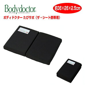zc ԂƂ NbV Bodydoctor UEV[ggїp уT| W36×D26×H2.5cm ubN {fBhN^[