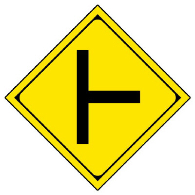 894-31警戒標識 品質が ２０１－Ｂ 永遠の定番モデル 代引き不可 ト型道路交差点