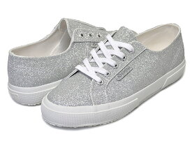 お得な割引クーポン発行中!!【あす楽 対応!!】【スペルガ スニーカー】SUPERGA 2750 MICROGLITTERW GREY SILVER　【レディース シルバー 銀 グリッター 靴 シューズ】【S00C1P0-031】