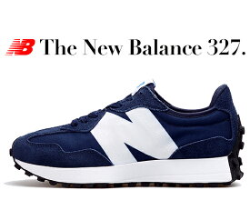 お得な割引クーポン発行中!!【あす楽 対応!!】【送料無料 ニューバランス 327】NEW BALANCE MS327CPD NAVY Width D スニーカー ネイビー ホワイト レトロランニング メンズ ワイズ D　Made in Vietnam