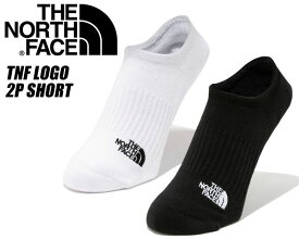 お得な割引クーポン発行中!!【あす楽 対応!!】【ノースフェイス ロゴ 2パック ショート ソックス】THE NORTH FACE LOGO 2P SHORT TNF BLACK/TNF WHITE nn82214-kw 靴下 2足パック ユニセックス ブラック ホワイト 黒 白 オーガニックコットン