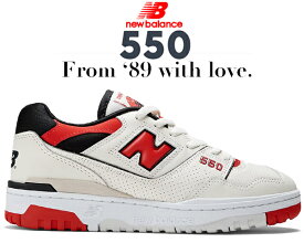 お得な割引クーポン発行中!!【あす楽 対応!!】【送料無料 ニューバランス 550】NEW BALANCE BB550VTB Sea Salt/True Red width D スニーカー シーソルト トゥルーレッド ホワイト バスケットボール