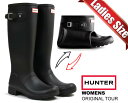 お得な割引クーポン発行中!!【送料無料 ハンター ウィメンズ オリジナル ツアーブーツ】HUNTER ORIGINAL TOUR BLACK wft2210rma-blk レディース ブラック 防水 折り畳み レインブーツ パッカブルブーツ