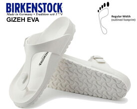 お得な割引クーポン発行中!!【あす楽 対応!!】【送料無料 ビルケンシュトック ギゼ EVA】BIRKENSTOCK GIZEH EVA(REGULAR FIT) WHITE 128221 ホワイト レギュラーフィット トング サンダル 鼻緒 ウォッシャブル 軽量