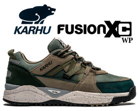 お得な割引クーポン発行中!!【あす楽 対応!!】【送料無料 カルフ フュージョン XC WP】KARHU FUSION XC WP MOUNT SAANA SMOKE PINE/DARK FOREST f830004 スニーカー マウントサーナ 撥水メッシュ HydroGuard 防水メンブレン