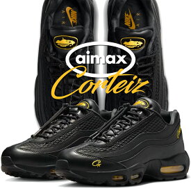 [ ポイントUP & 最大2000円OFFクーポン ]【ナイキ エアマックス 95 SP コーテイズ ブラック ツアーイエロー】NIKE AIR MAX 95 SP Corteiz blk/blk-tour yellow fb2709-003