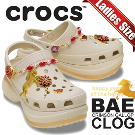 [ ポイントUP & 最大2000円OFFクーポン ] 【クロックス ベイ クリムゾン ギャロップ クロッグ マルチ】crocs BAE CRIMSON GALLOP CLOG MULTI 213112-2mc