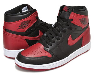 ȊN[|s!!yiCL W[_zNIKE AIR JORDAN 1 RETRO HIGH OG "BRED" blk/v.red-wht