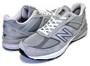 お得な割引クーポン発行中!【ニューバランス 990 V5】NEW BALANCE M990GL5 MADE IN U.S.A. メンズ スニーカー グレー NB GRAY GREY ワイズ D