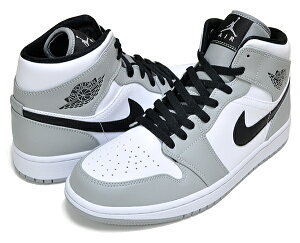 ȊN[|s!yiCL GAW[_ 1 ~bhzNIKE AIR JORDAN 1 MID light smoke grey/black-white 554724-092 Xj[J[ AJ1 Cg X[N O[
