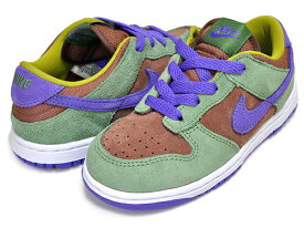 お得な割引クーポン発行中!!【あす楽 対応!!】【ナイキ ダンク ロー トドラー ベニヤ】NIKE DUNK LOW SP (TD) VENEER veneer/deep pur dc8315-200 キッズ スニーカー 子供靴 スエード グリーン パープル