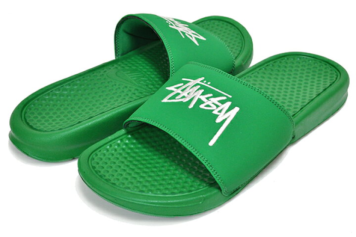 stussy × NIKE 23cmベナッシ グリーン 