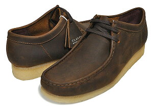 [ �|�C���gUP & �ő�2000�~OFF�N�[�|�� ] �y�N���[�N�X �����r�[�zCLARKS WALLABEE BEESWAX 26156605 �r�[�Y���b�N�X ���U�[ �u���E�� ORIGINALS