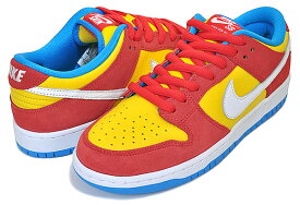 お得な割引クーポン発行中!!【あす楽 対応!!】【ナイキ スケートボーディング ダンク ロー プロ】NIKE SB DUNK LOW PRO BART SIMPSON habanero red/white-blue hero bq6817-602 スニーカー バート・シンプソン The Simpsons