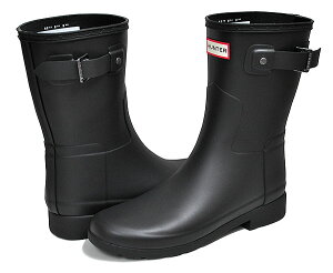 [�ŒZ��������!! & �����ȃN�[�|��!!] �y�n���^�[ �E�B�����Y �I���W�i�� ���t�@�C���h �V���[�g ���C���u�[�c�zHUNTER ORIGINAL REFINED SHORT BLACK wfs2200rma blk ���f�B�[�X �u�[�c �J�C ���C �u���b�N 