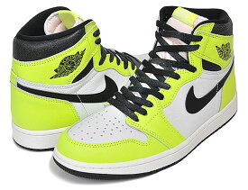 お得な割引クーポン発行中!!【あす楽 対応!!】【ナイキ エアジョーダン 1 レトロ ハイ オージー】NIKE AIR JORDAN 1 RETRO HIGH OG volt/black-sail 555088-702 AJ1 ボルト ブラック ネオン スニーカー