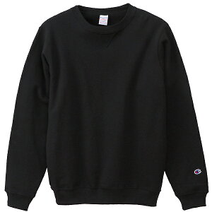 [ 15���܂ł̒����ōŒZ��������!! ] �y�`�����s�I�� �N���[�l�b�N �X�E�F�b�g�V���c�zChampion CREW NECK SWEAT MADE IN USA 9oz. BLACK c5-p001-090 �u���b�N 9�I���X �e���[�t���[�X �g���[�i�[