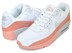 ȊN[|s!!yiCL GA}bNX 90 U[ K[YzNIKE AIR MAX 90 LTR SE (GS) white/aura-lt madder root dm0956-100 RAINBOW SALMON fB[X Xj[J[ zCg sN
