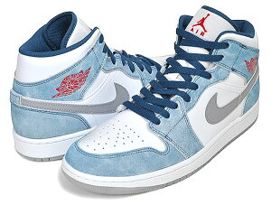 [6/15 �́u5�v�̂���!! & �|�C���gUP!! ] �y�i�C�L �G�A�W���[�_�� 1 �~�b�h SE�zNIKE AIR JORDAN 1 MID SE french blue/fire red-white dn3706-401 �X�j�[�J�[ AJ1 �t�����` �u���[