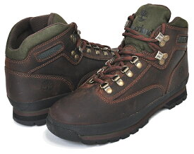 お得な割引クーポン発行中!!【あす楽 対応!!】【ティンバーランド ユーロハイカー ミッド】Timberland EURO HIKER MID MD BROWN FULL GRAIN 95100 TB095100 214 ハイキング ブーツ フルグレインレザー ブラウン グリーン ビーフ ＆ ブロッコリー ビーブロ