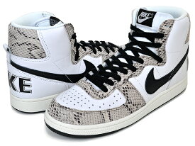 お得な割引クーポン発行中!【ナイキ ターミネーター ハイ】NIKE TERMINATOR HIGH white/black-sail-cocoa fb1318-100 スニーカー ホワイト コカスネーク COCOA SNAKE