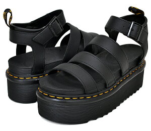 ȊN[|s!yhN^[}[` uA NAbh Xgbv T_zDr.Martens BLAIRE QUAD STRAP SANDALS HYDRO LEATHER BLACK 27296001 ZEBRILUS  vbgtH[ V[N\[ O