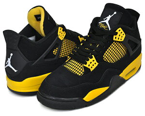 ȊN[|s!!yiCL GAW[_ 4 gzNIKE AIR JORDAN 4 RETRO THUNDER black/white-tour yellow dh6927-017 T_[ AJ4 Xj[J[ ubN cA[CG[