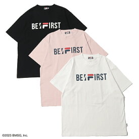 お得な割引クーポン発行中!!【あす楽 対応!!】【フィラ × ビーファースト ロゴプリント Tシャツ】FILA x BE:FIRST LOGO TEE fb0781 3COLOR 半袖 SOTA SHUNTO MANATO RYUHEI JUNON RYOKI LEO BMSG