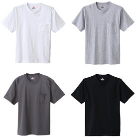 お得な割引クーポン発行中!!【あす楽 対応!!】【ヘインズ ビーフィー ポケットTシャツ】Hanes BEEFY-T CREW NECK POCKET T-SHIRT h5190 クルーネック 4COLOR WHITE BLACK GREY CHARCOAL ヘビーウェイト ボックスシルエット ショートスリーブポケットTEE ポケT