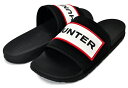 お得な割引クーポン発行中!【ハンター ウィメンズ ネオプレン ロゴ スライド】HUNTER WOMENS NEOPRENE LOGO SLIDE BLACK wfd1000neo-blk レディース サンダル ブラック