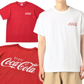 お得な割引クーポン発行中!!【あす楽 対応!!】【ラッセル アスレチック コカ・コーラ Tシャツ】RUSSELL ATHLETIC Coca-Cola ATHLETIC TEE rc-23501-cc コラボ ホワイト レッド Coke is it